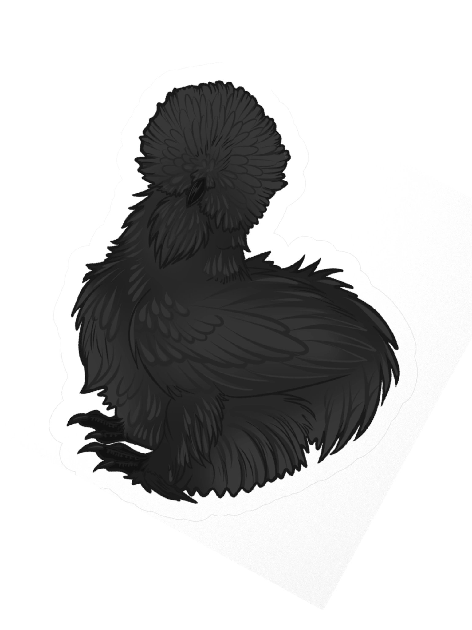 Silkie Chicken Sticker product image (2)