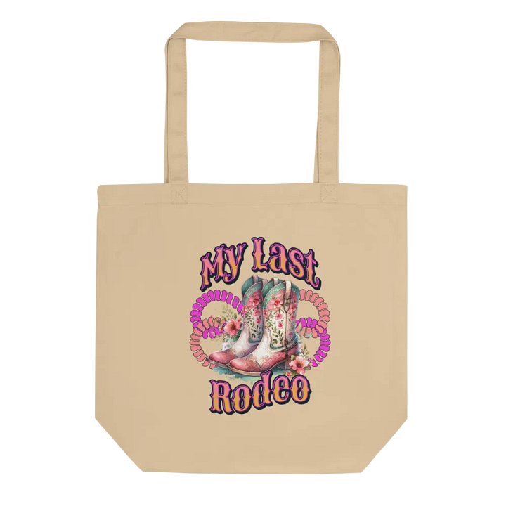 My Last Rodeo Floral Cowboy Boots Tote Bag product image (1)