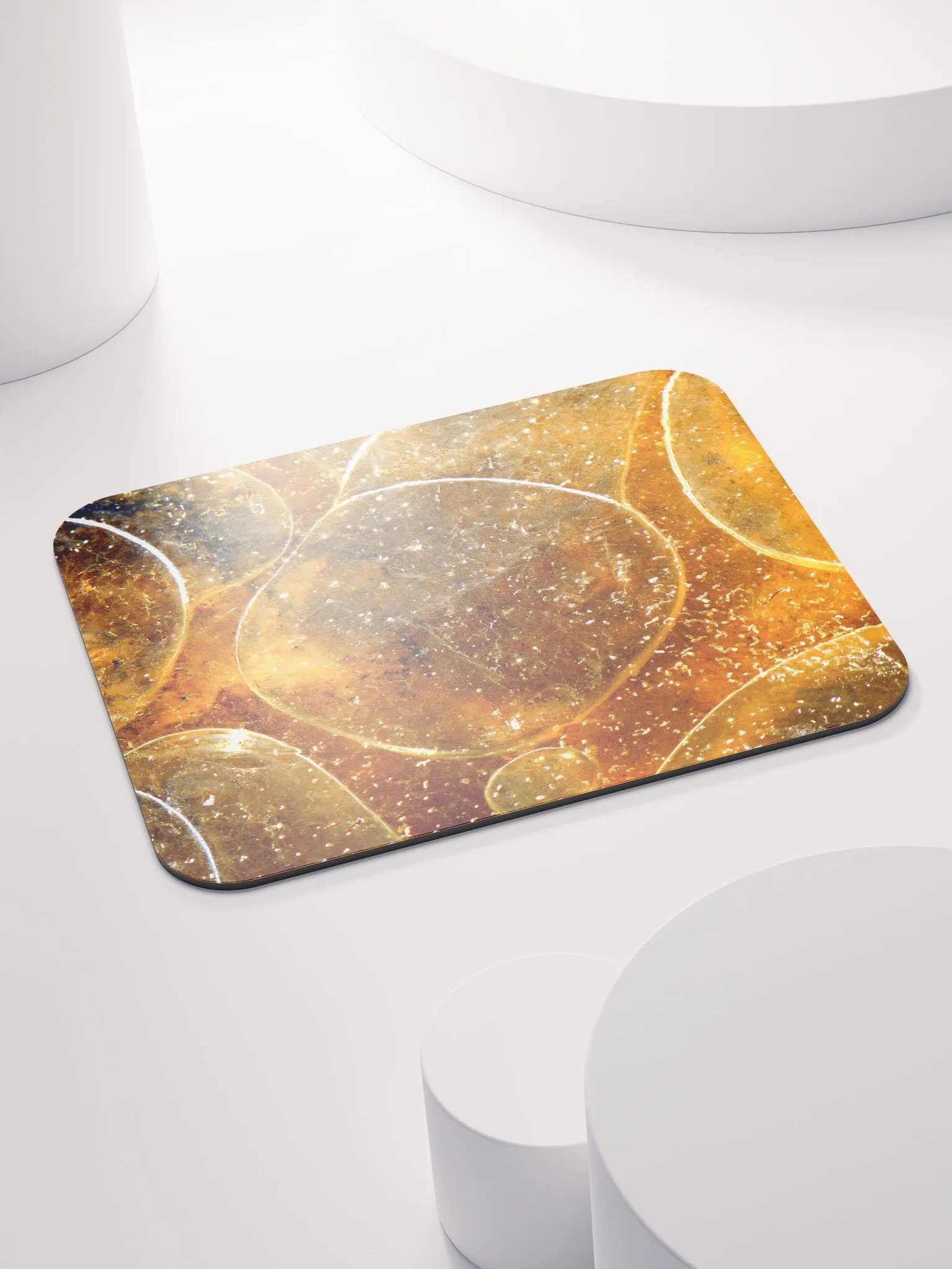 Classic Mouse Pad - Gold Bubbles product image (4)