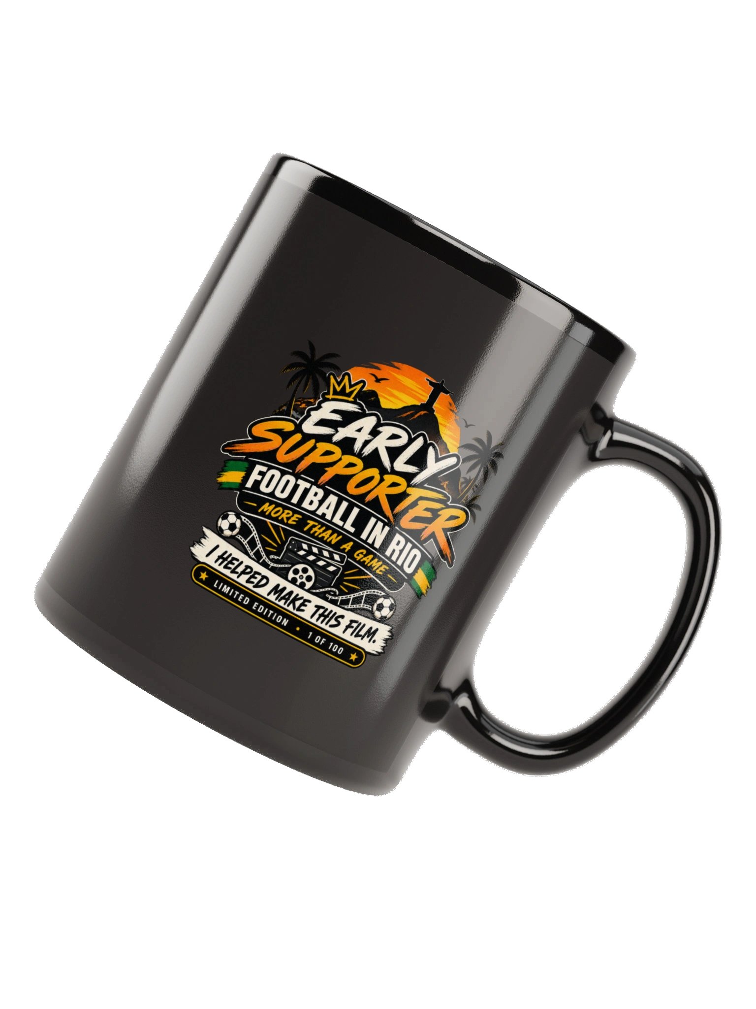 Official Football in Rio Logo Mug - Black product image (6)