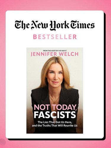 Congrats @mizzwelch 🎉 Not Yoday, Fascists is officially a New York Times Bestseller.