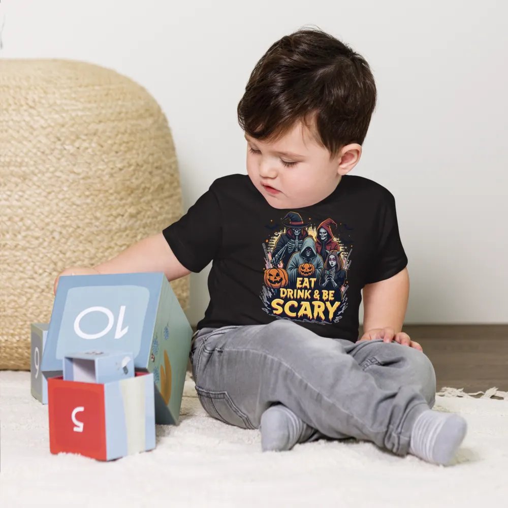 Eat Drink & Be Scary Baby Tee product image (6)