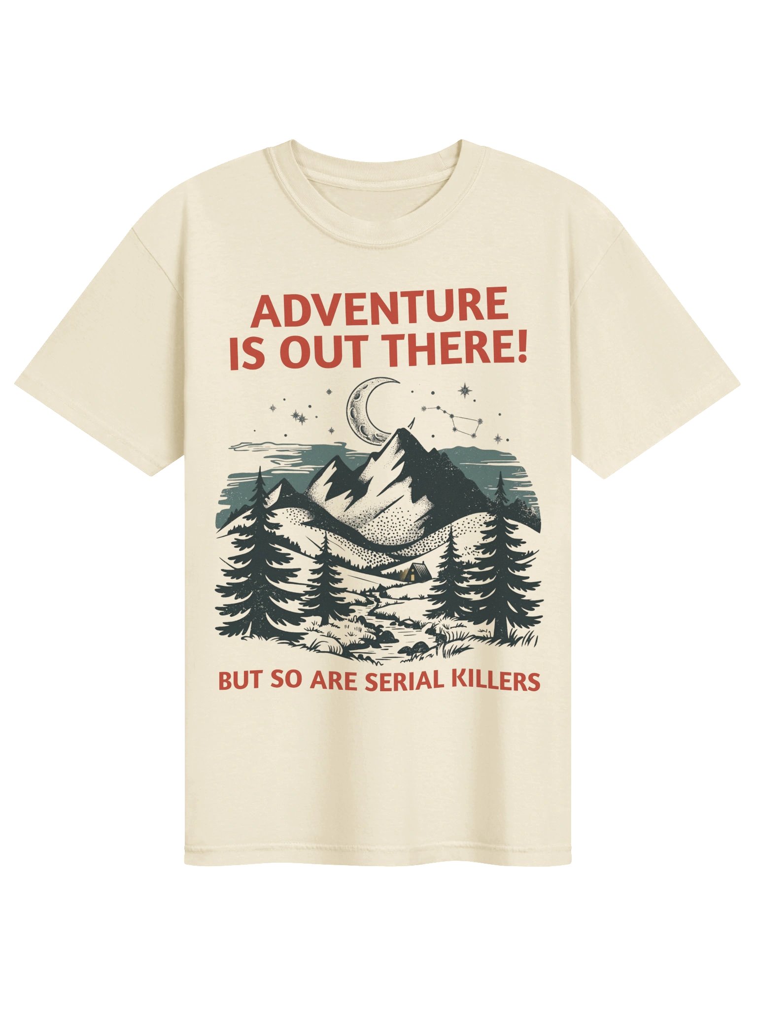Adventure Is Out There T-Shirt | Funny Camping Hiking Outdoor Shirt product image (1)