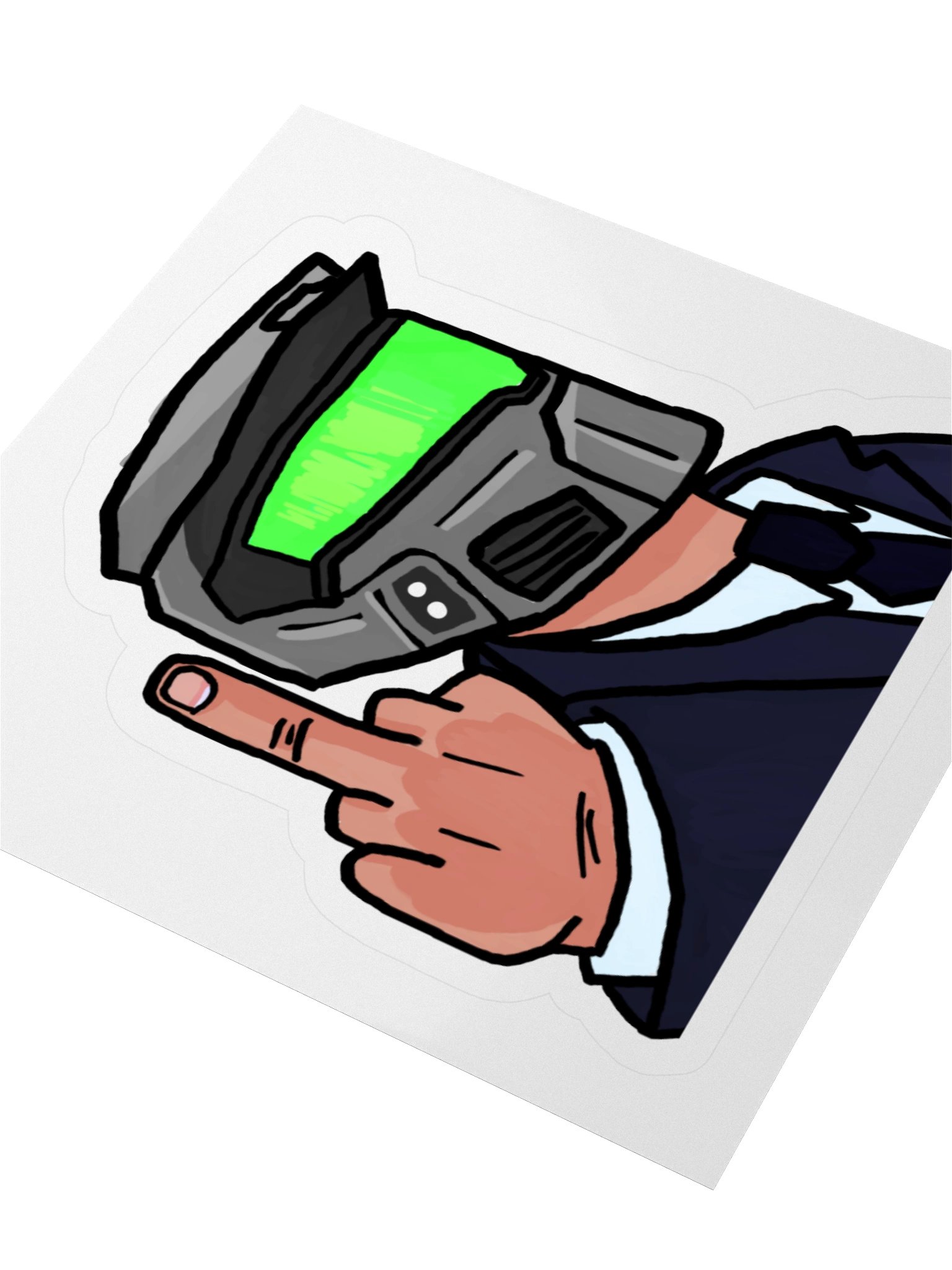 Flipped by Buddy Sticker product image (3)