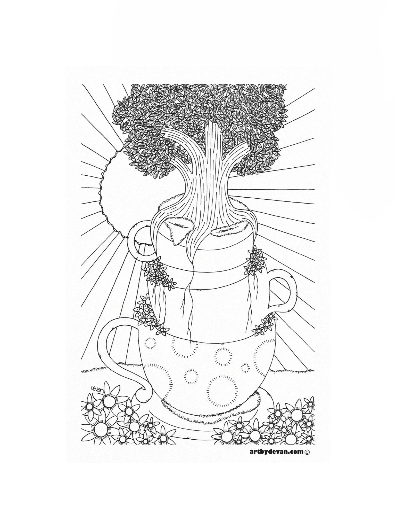Color Your Own Art: Cup of Nature product image (4)