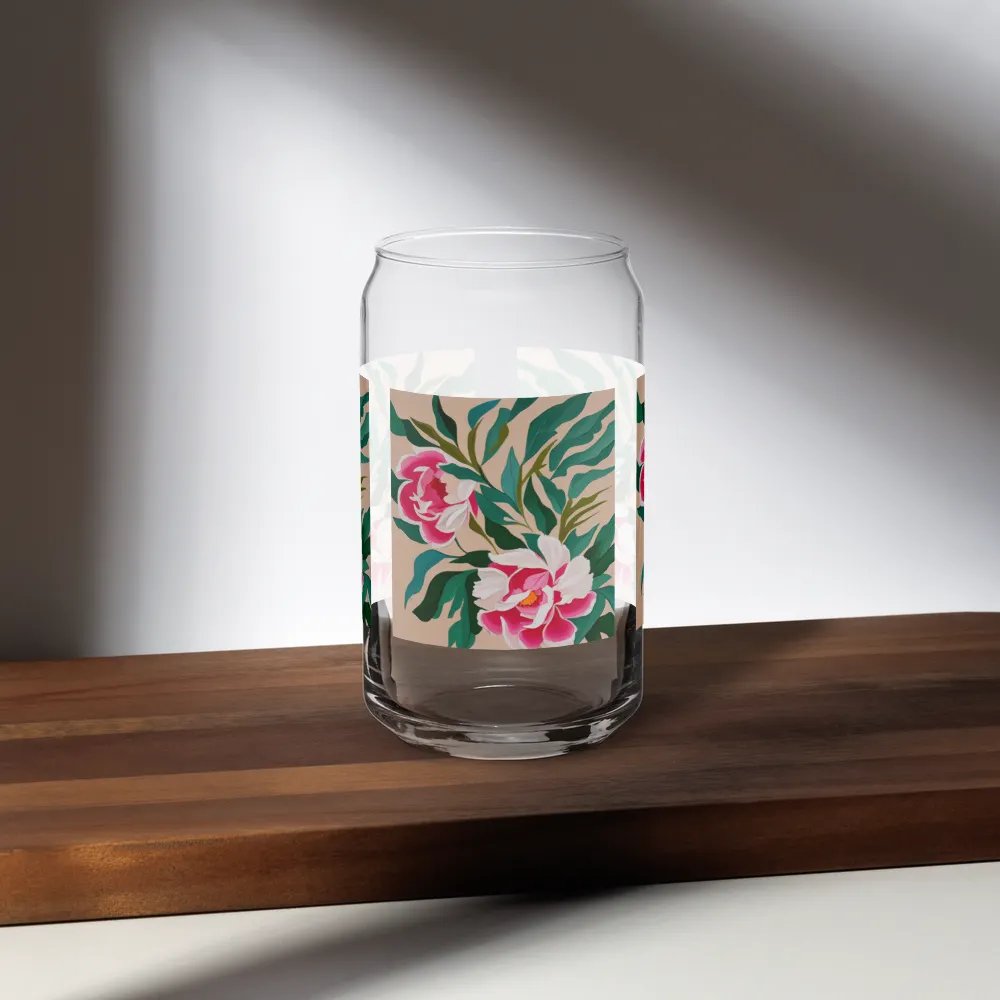 Peonies Can-Shaped Glass product image (5)