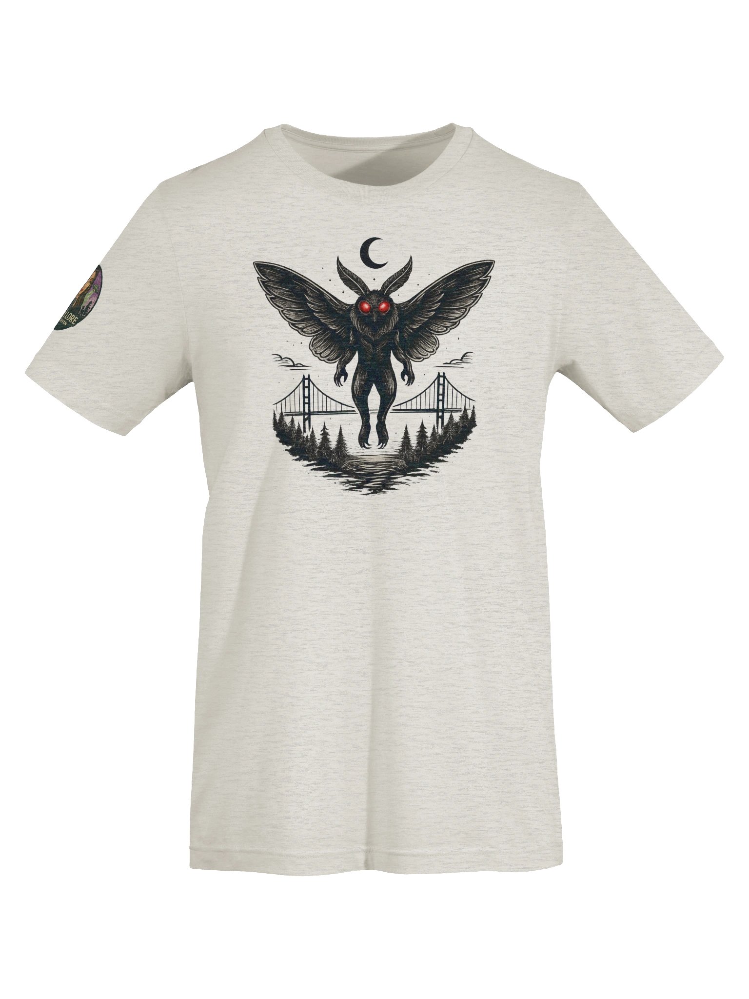 MOTHMAN OUTLINE SUPER SOFT T-SHIRT product image (103)
