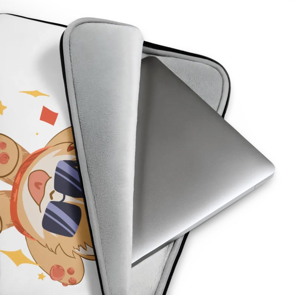 Apple Cat Laptop Sleeve product image (3)