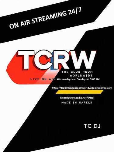 TCRW - The Club Room Worldwide - Made In Naples, located in the heart of Vomero, Naples, Italy, is an online radio station de...