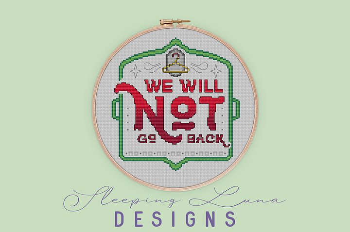 We Will Not Go Back - Cross Stitch Pattern product image (2)