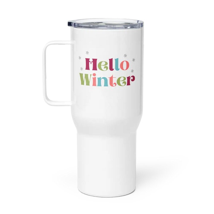 Vibrant Winter Delight Travel Mug product image (2)