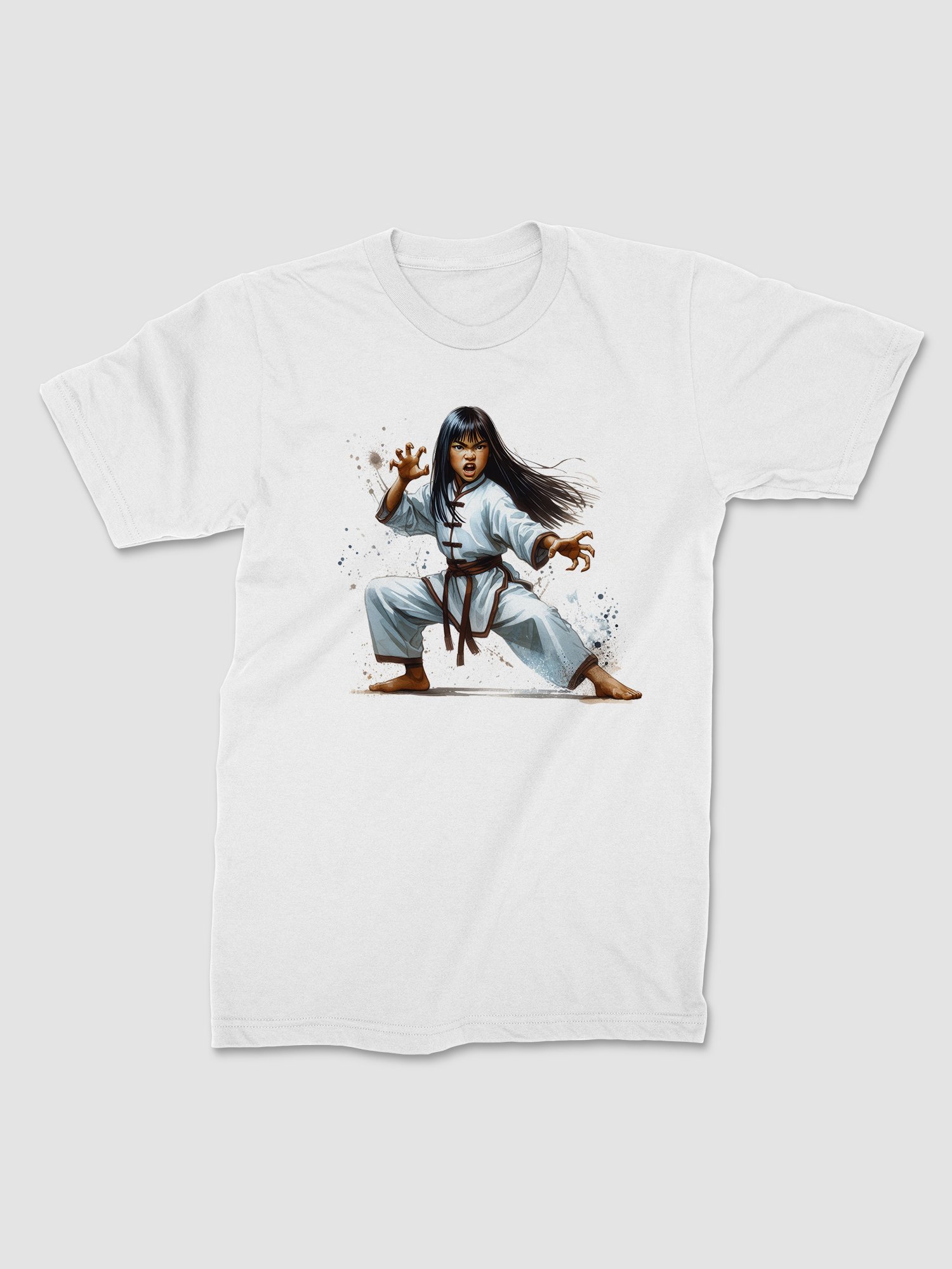 Kung Fu Tigress Girl Youth Tee product image (1)