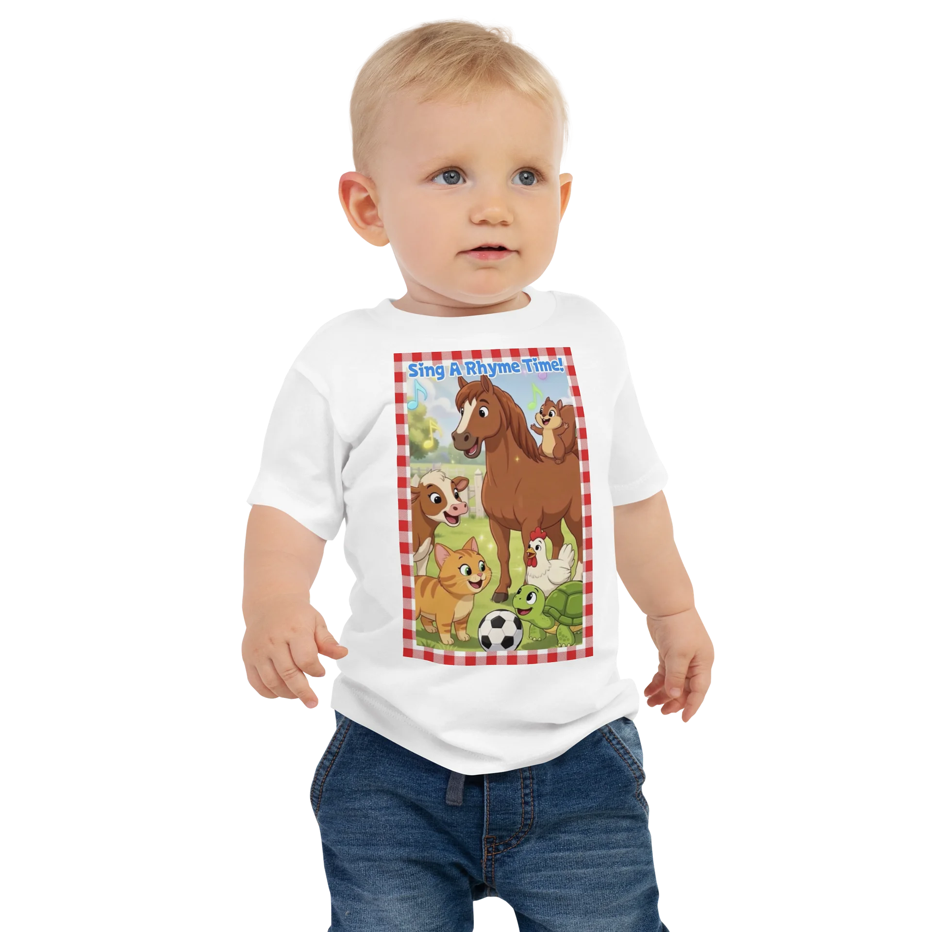 Cute Farm Animal Children’s T-shirt product image (1)