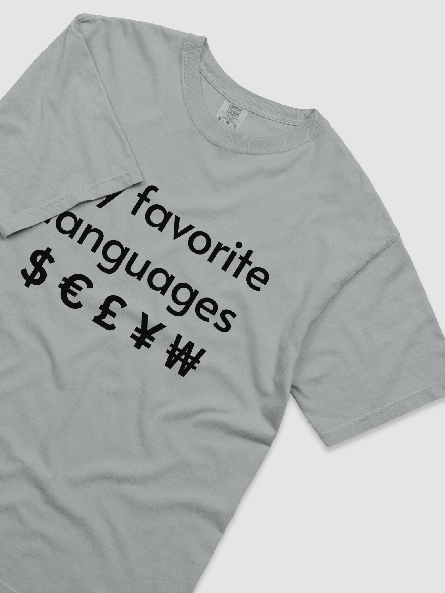 My Favorite Languages T-shirt product image (10)