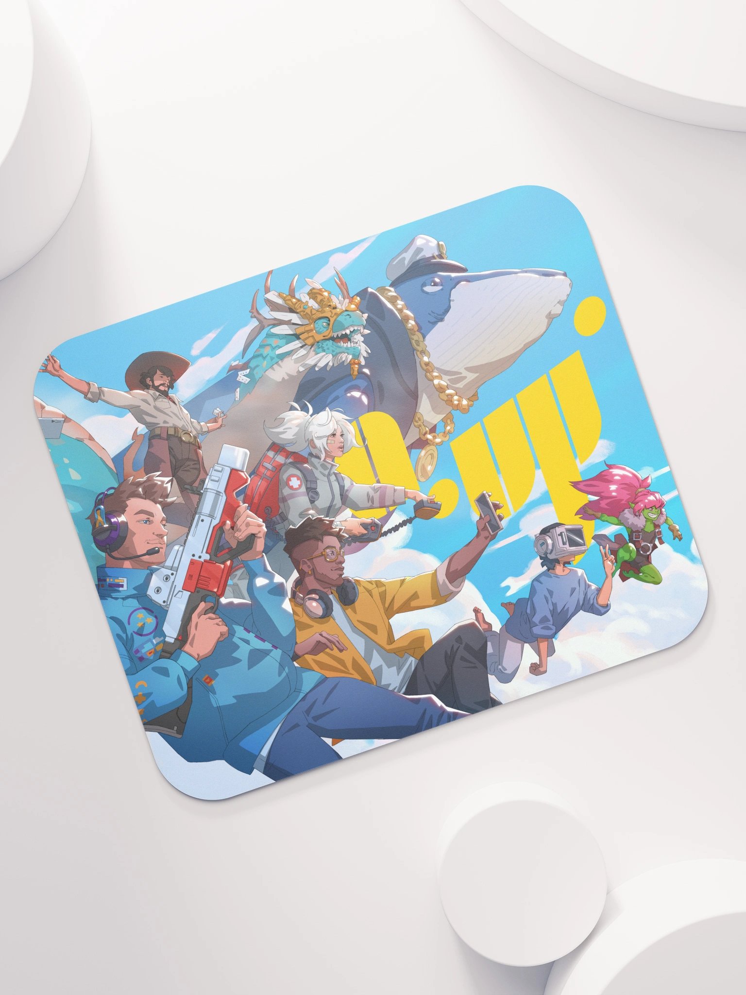 Q-UP Heroes Mousepad product image (7)