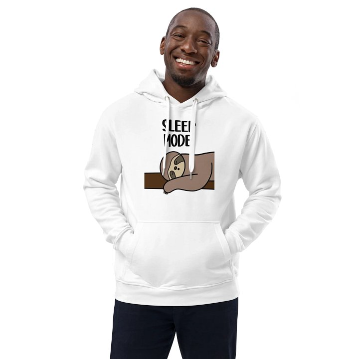Sleep Mode Sloth Eco Hoodie product image (1)