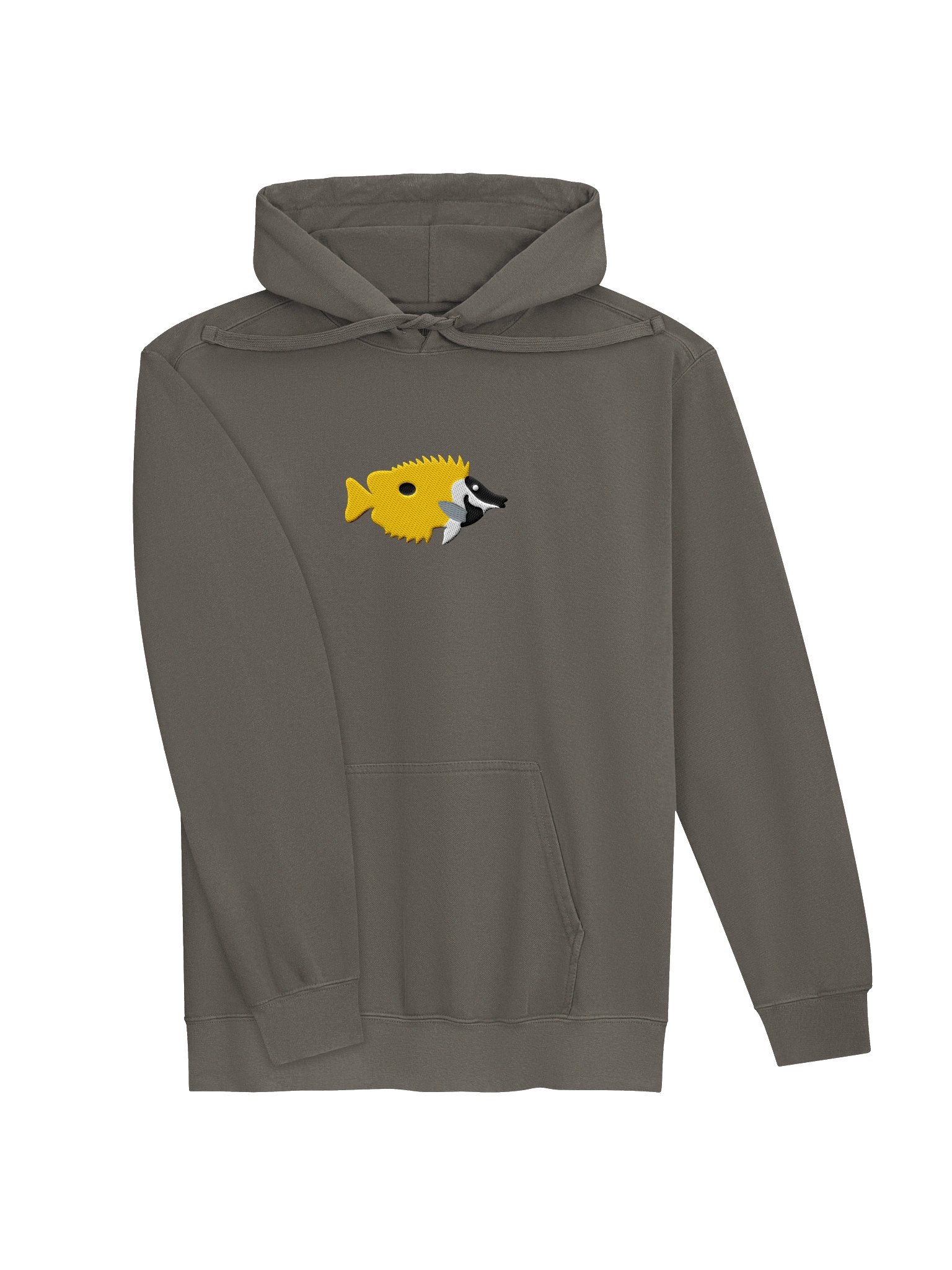 Foxface Rabbitfish Premium Hooded Sweatshirt (Embroidered) for Reef and Marine Aquarium Lovers product image (7)