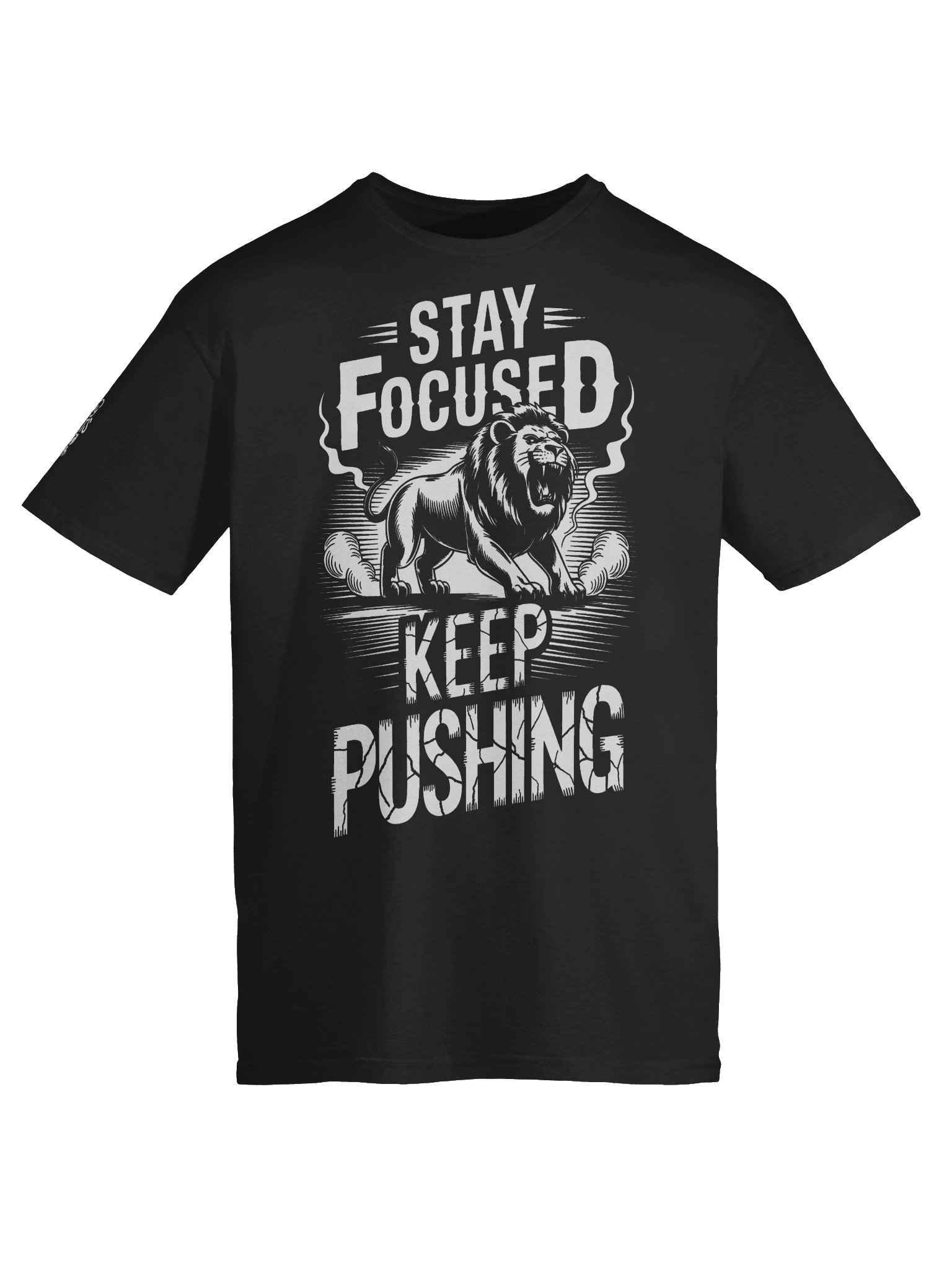 Stay Focused – Keep Pushing V4 Graphic T-Shirt White product image (39)