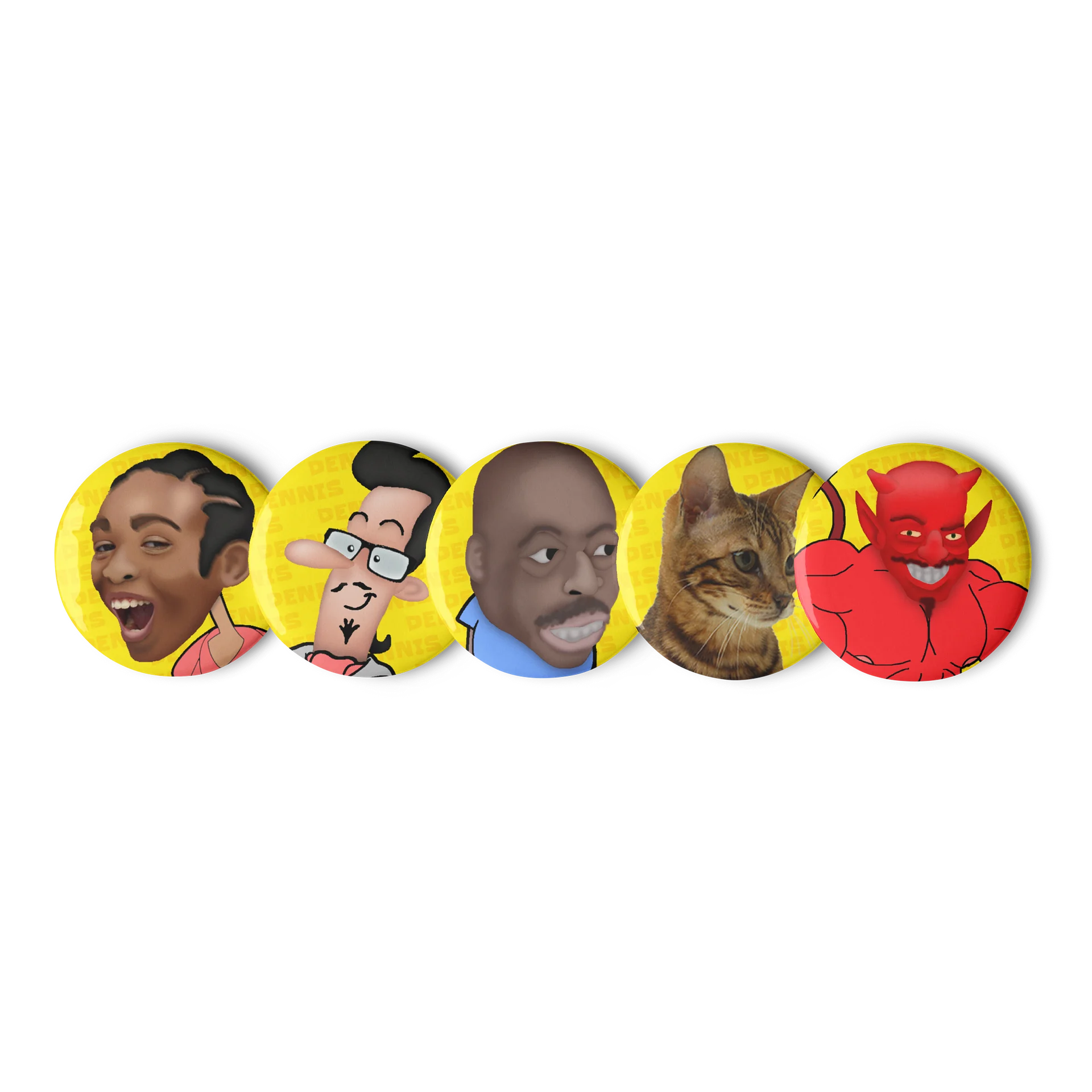 The Dennis Show Character Pins product image (1)