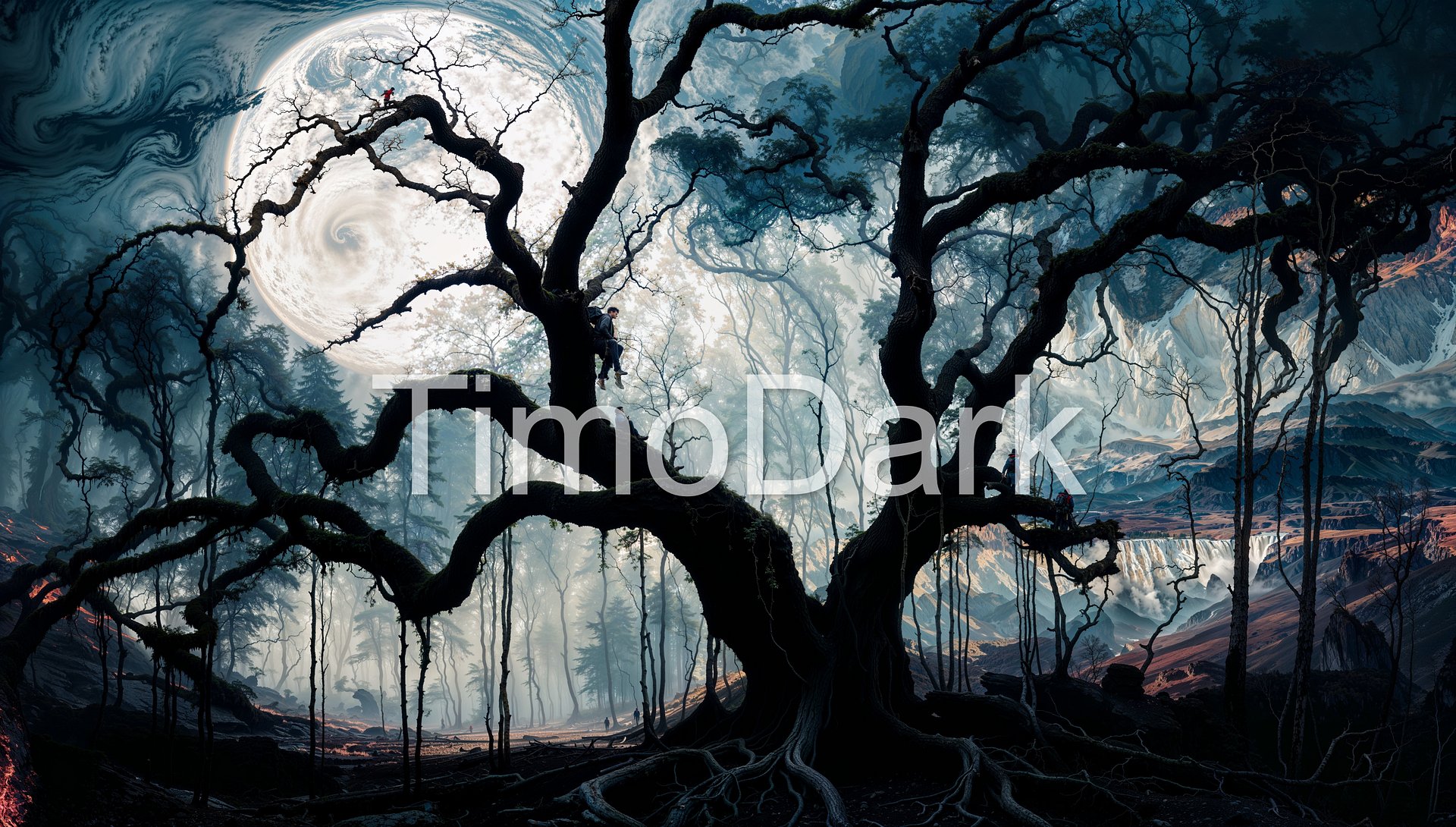 Gnarled Tree Desktop Wallpaper product image (1)