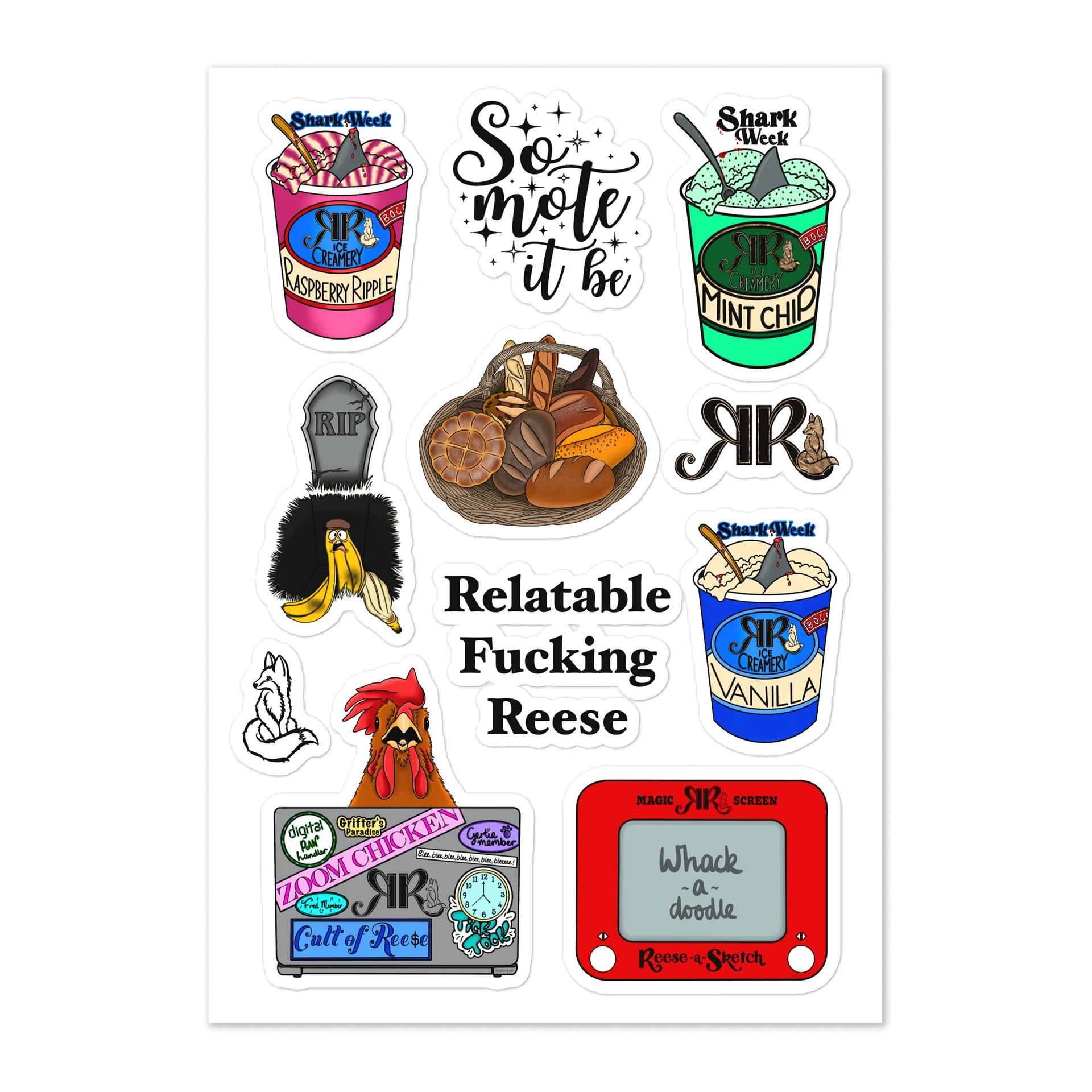 Reesisms Sticker Pack Vol 1 product image (1)