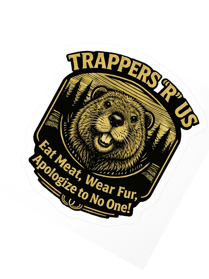 TRUS Eat Meat Beaver Sticker product image (3)