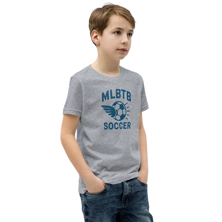 Kids T-Shirt Winged Ball: Blue Design product image (2)