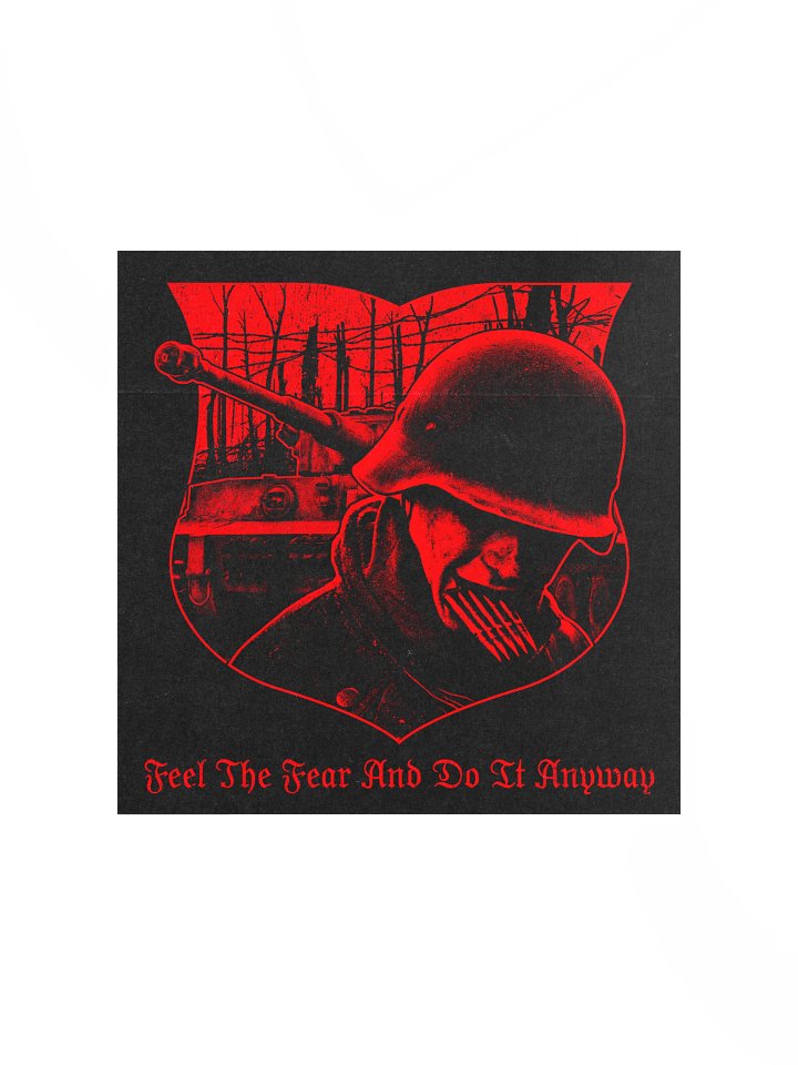 FEEL THE FEAR POSTER RED product image (2)