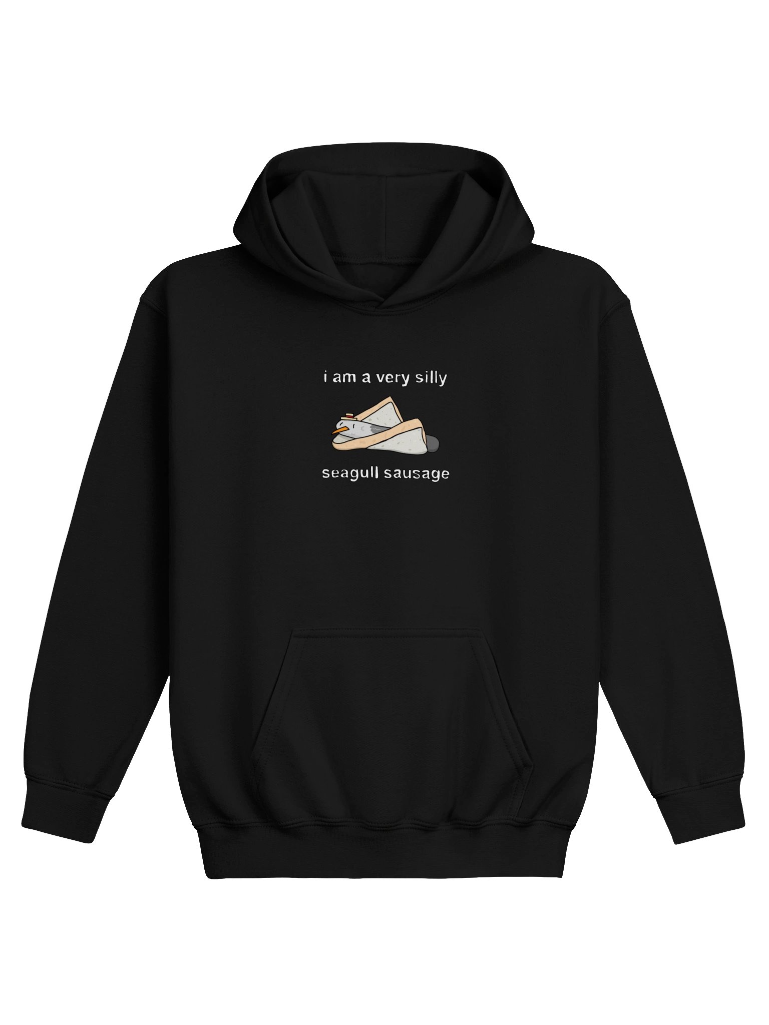Silly Seagull Sausage Kids Hoodie product image (8)