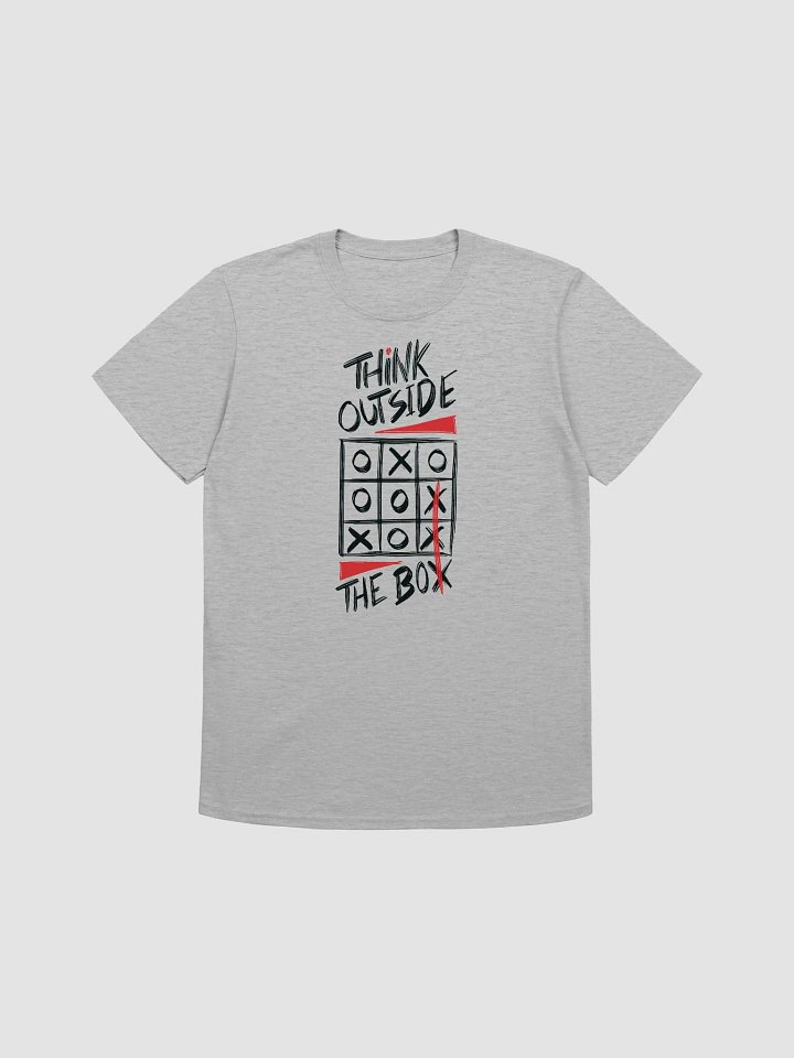 Think Outside the Box Tic-Tac-Toe Unisex Tee product image (1)