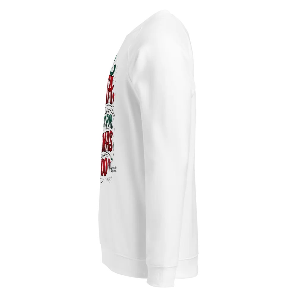 Dear Santa Winter White Sweatshirt product image (4)
