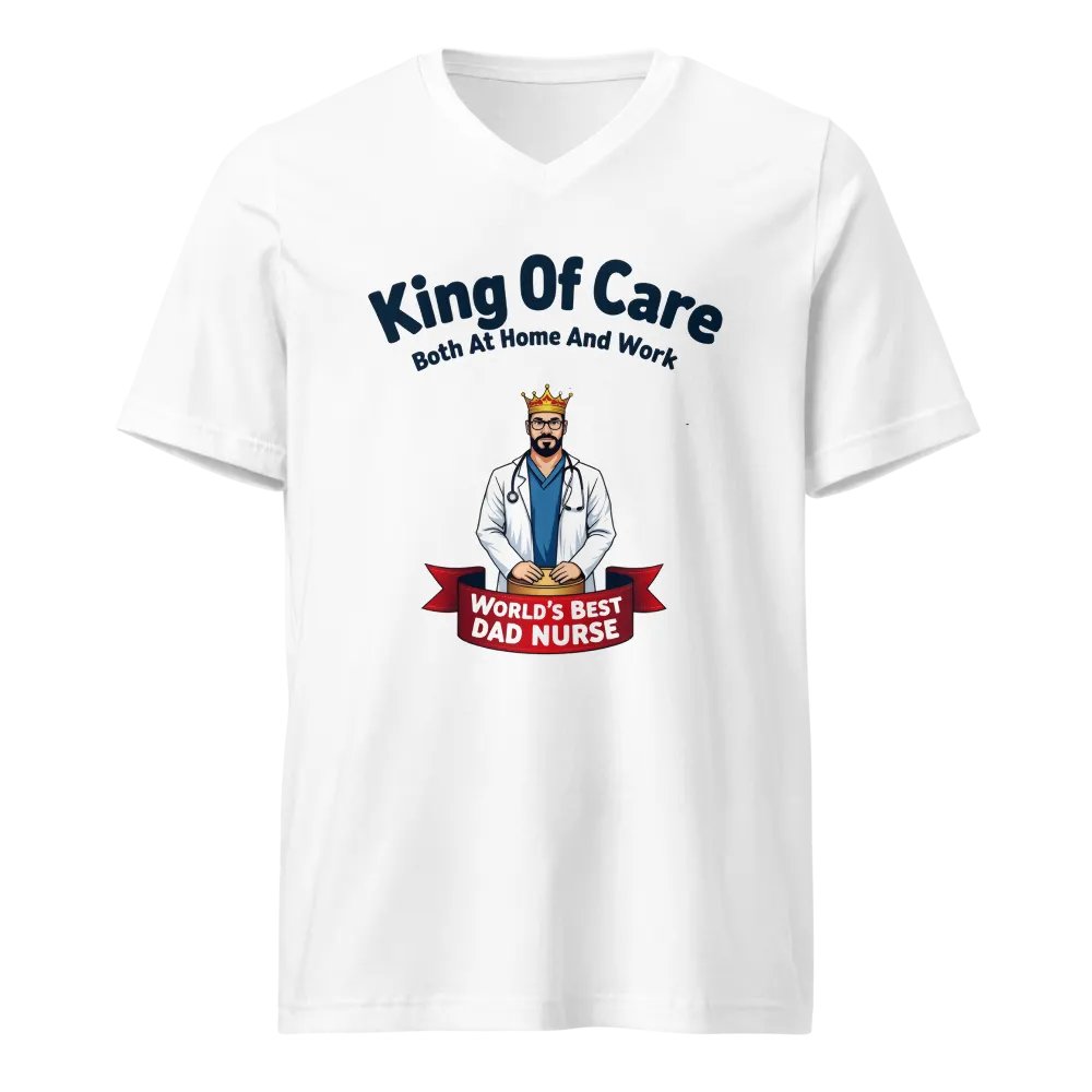 King Of Care V-Neck Tee product image (1)