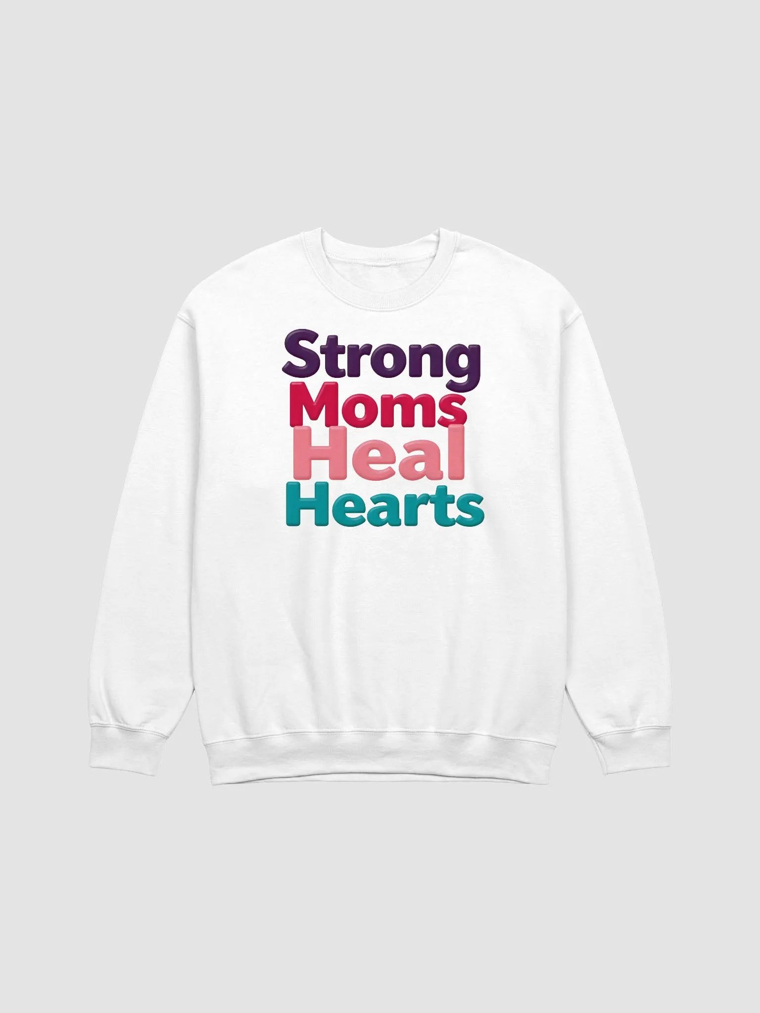 Empowering Strong Moms Crewneck Sweatshirt product image (5)