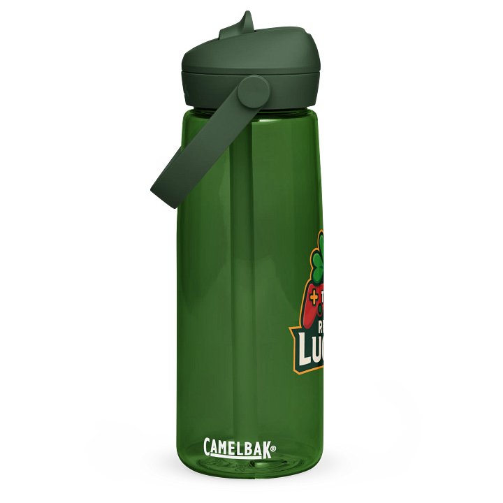 Gamer's Luck Flip Straw Water Bottle product image (1)