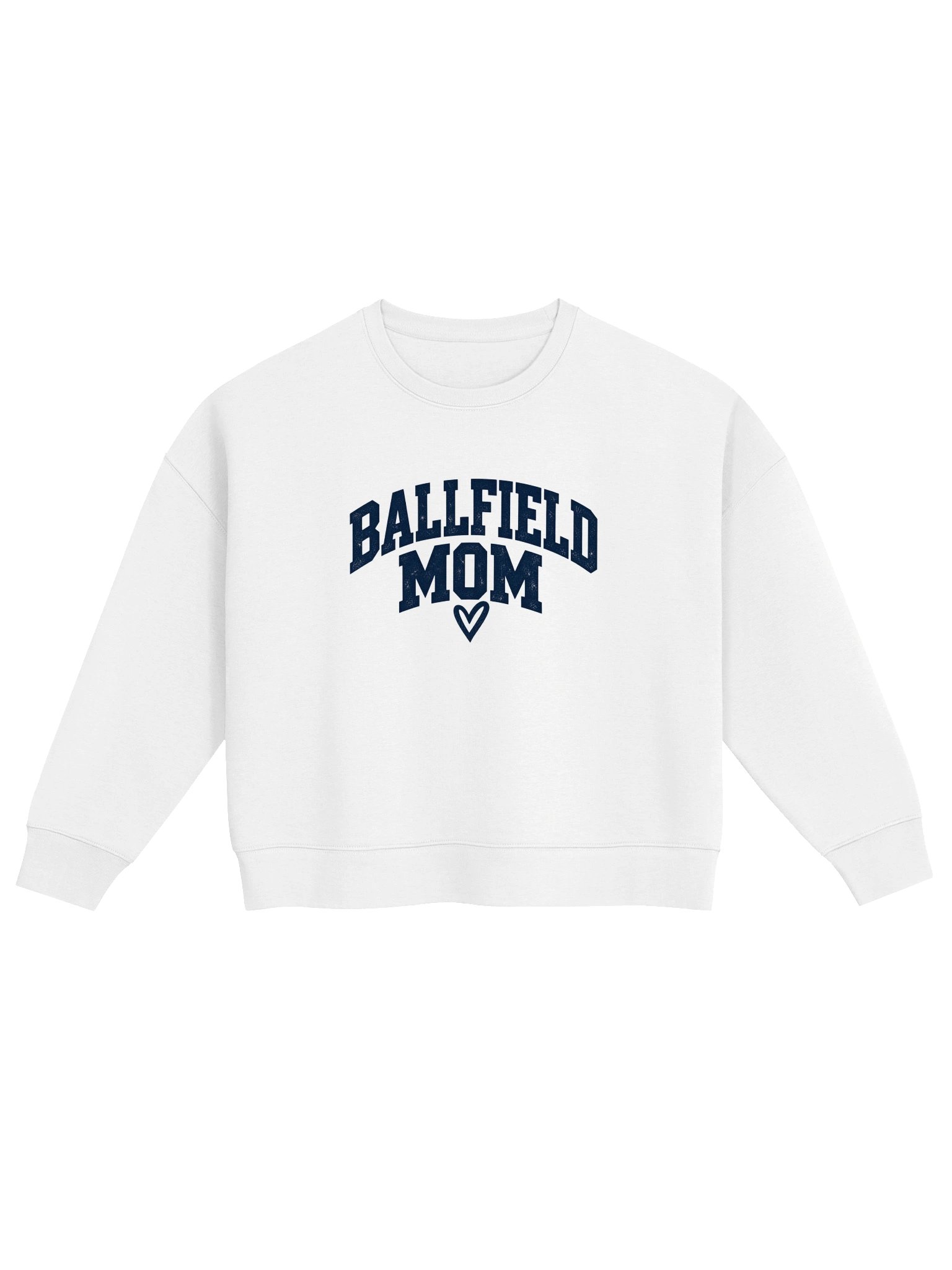 Ballfield Mom Varsity Sweatshirt | Organic Cotton Sports Mom Crewneck product image (3)