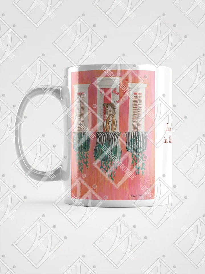 NN Designer Boutique x Camila Arraiza: Mug(Brunette) – Love is Brewing in Old San Juan product image (1)