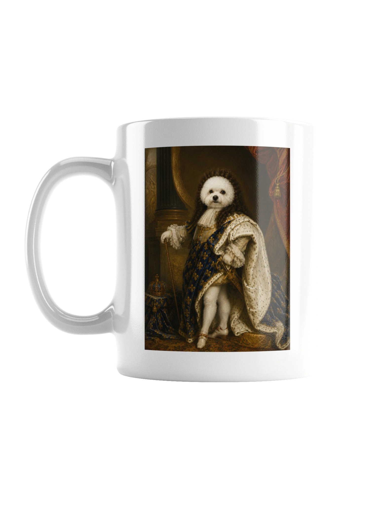 Bichon Portrait of Louis XIV Mug product image (1)