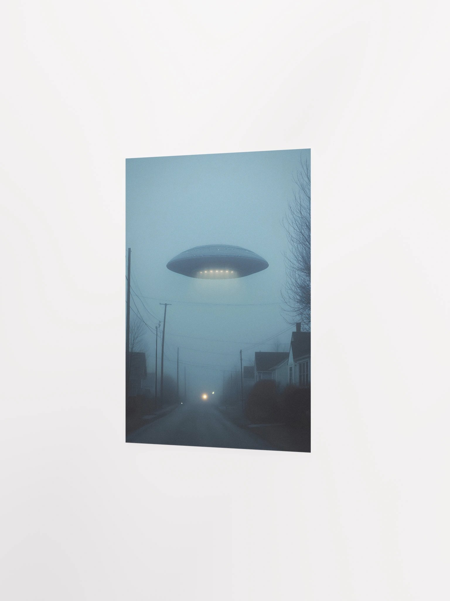 The Truth is Out There / The X-Files photo of UFO — sci-fi poster, movie art, I want to believe poster, space print, aliens wall decor product image (7)