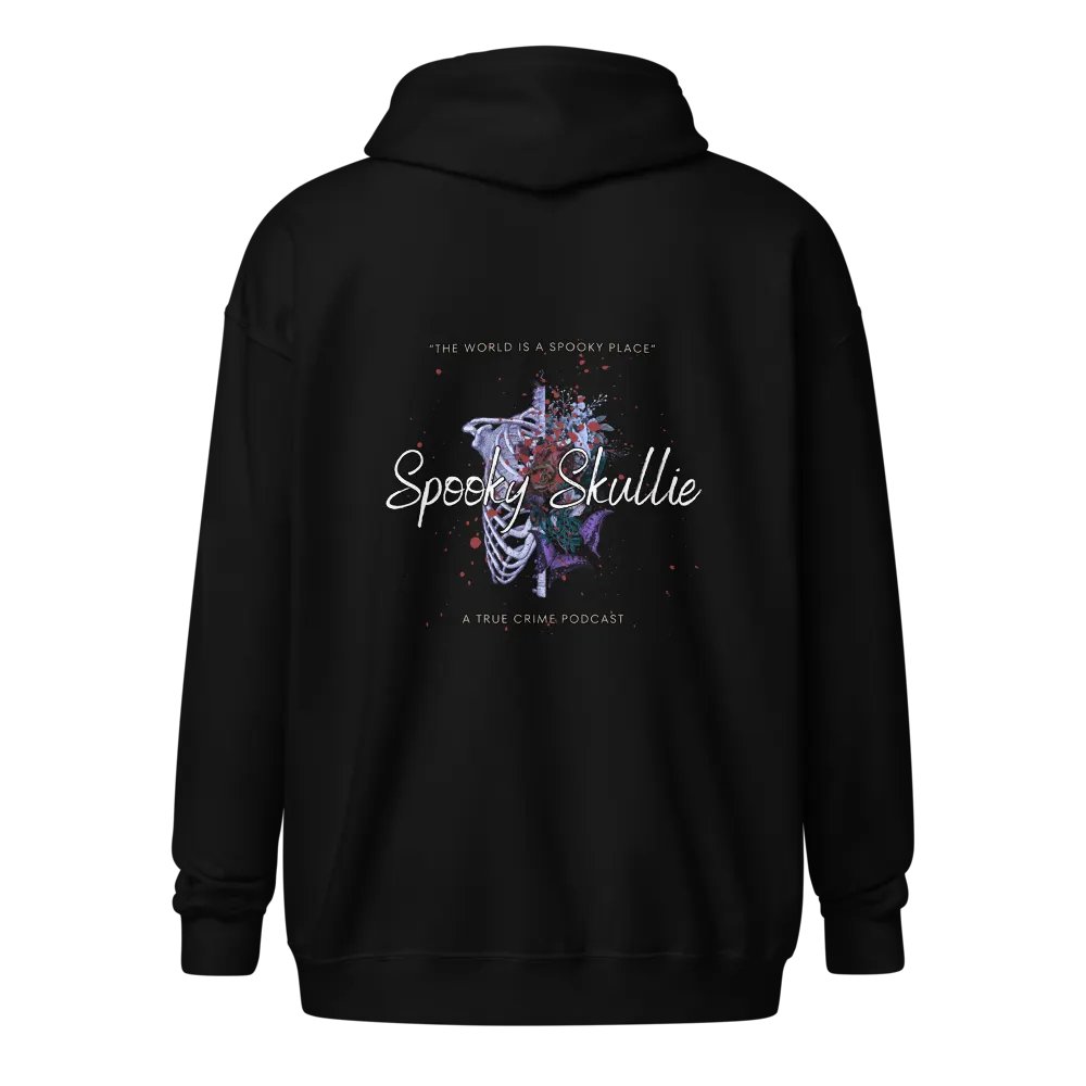 Spooky Skullie Podcast Zipper Hoodie product image (6)
