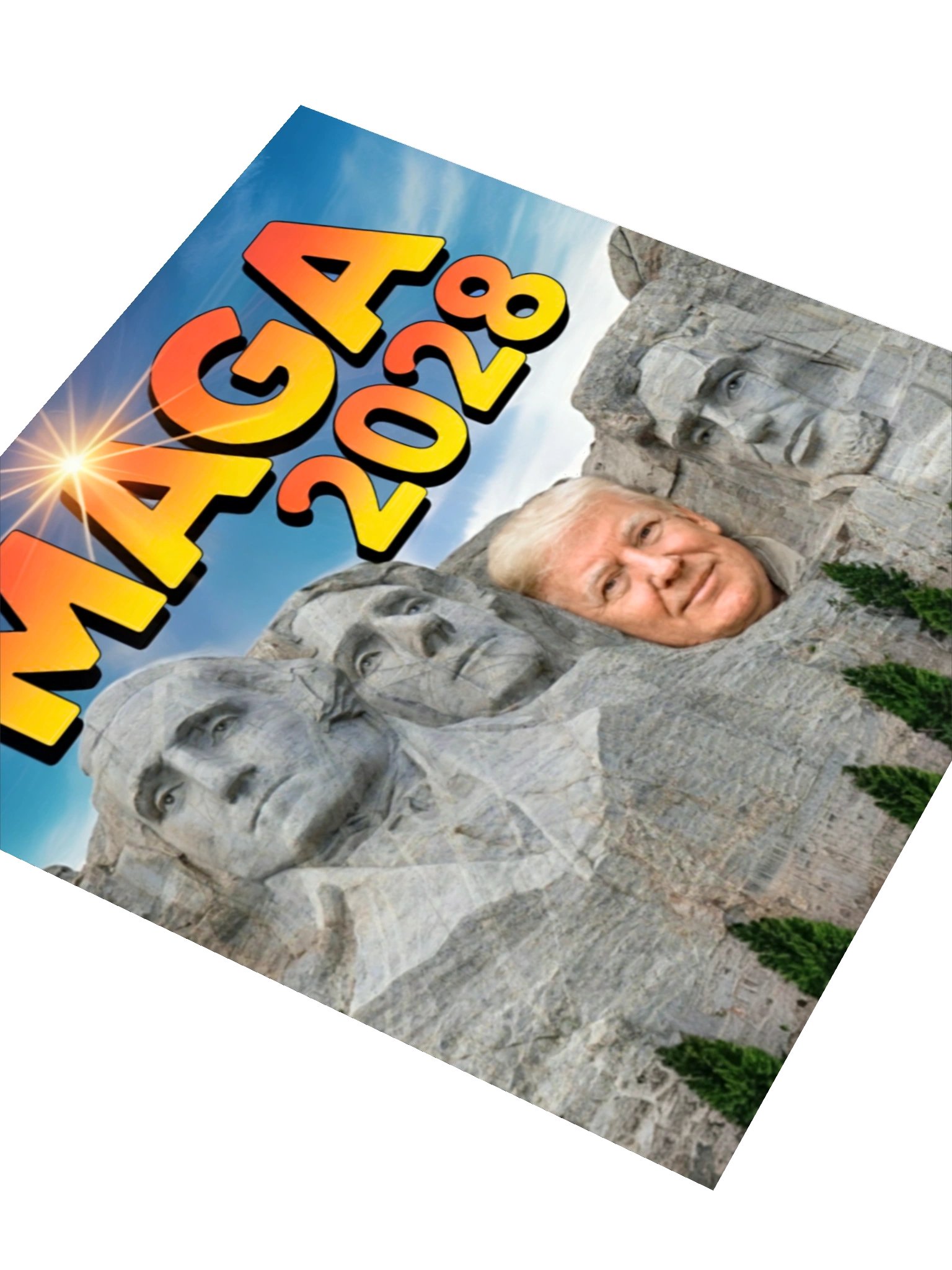 MAGA 2028 Mount Rushmore Stickers - Premium Vinyl product image (3)