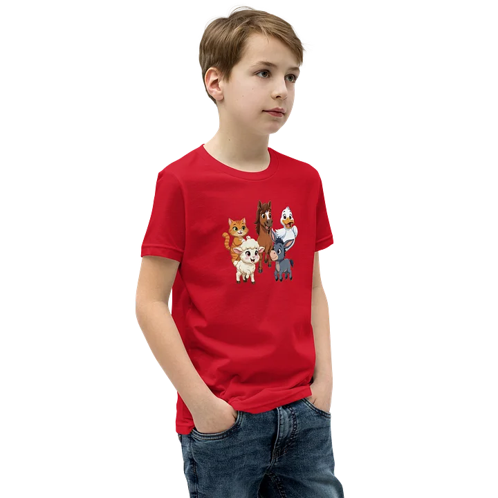 Farm Friends Cartoon Youth Tee product image (2)