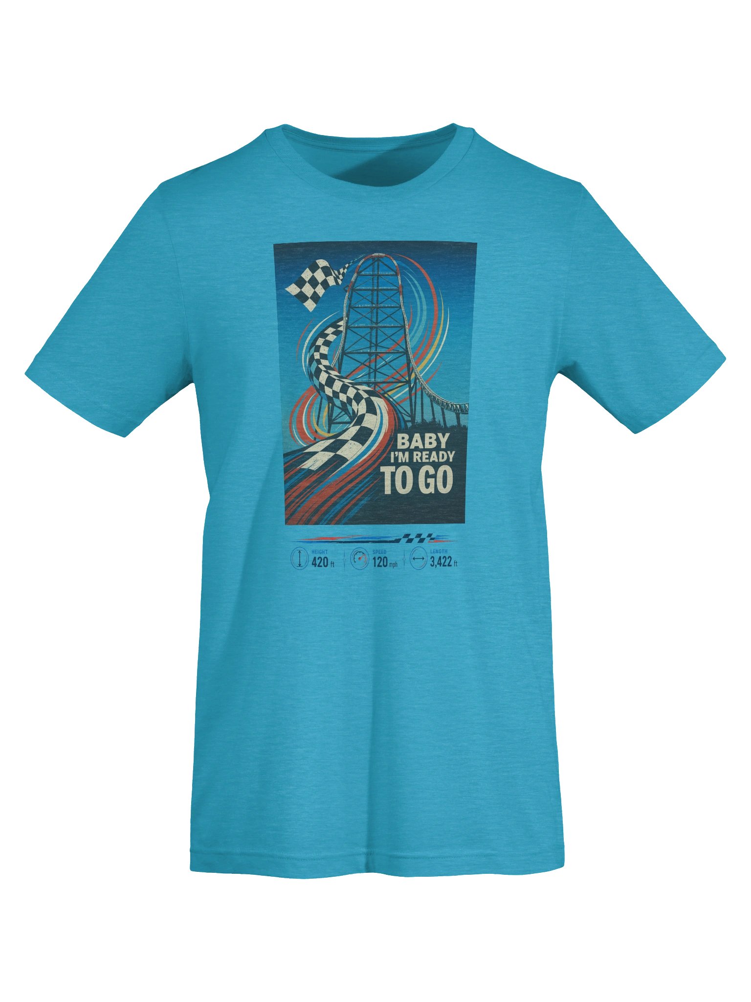 Baby I’m Ready to Go Roller Coaster Tee product image (5)