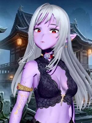 Vespera wants to give you a gift, she found a cute trinket at the market that reminded her of you.. careful coz it's wrapped in barbwire.. #vtuber #anime #funny #fyp #love 
