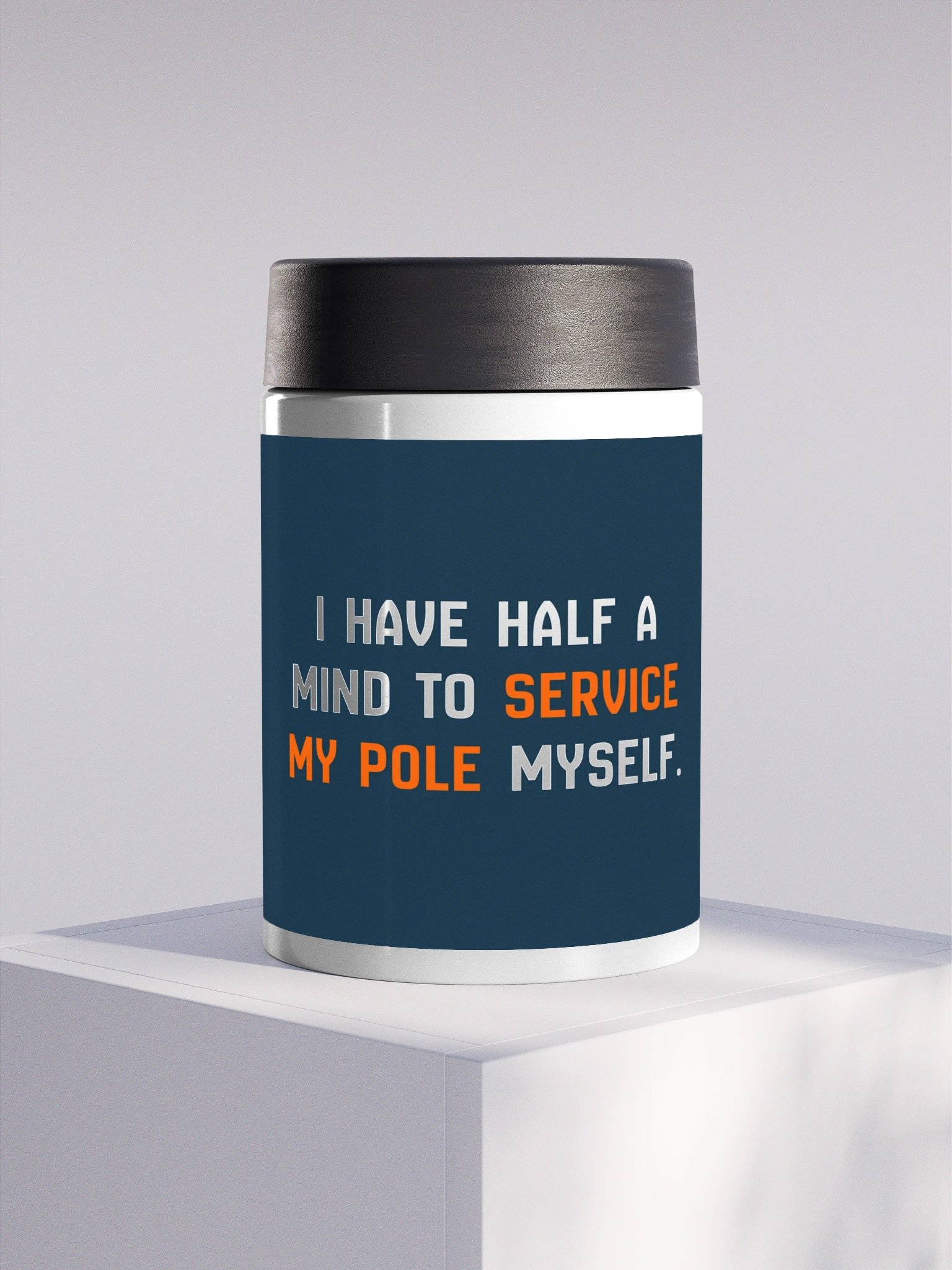 Half a Mind Steel Koozie product image (1)