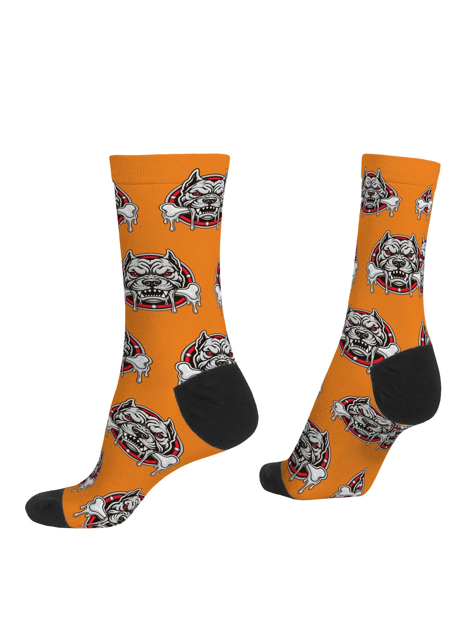 Boro Bonedawgs Crew Socks - Orange product image (4)