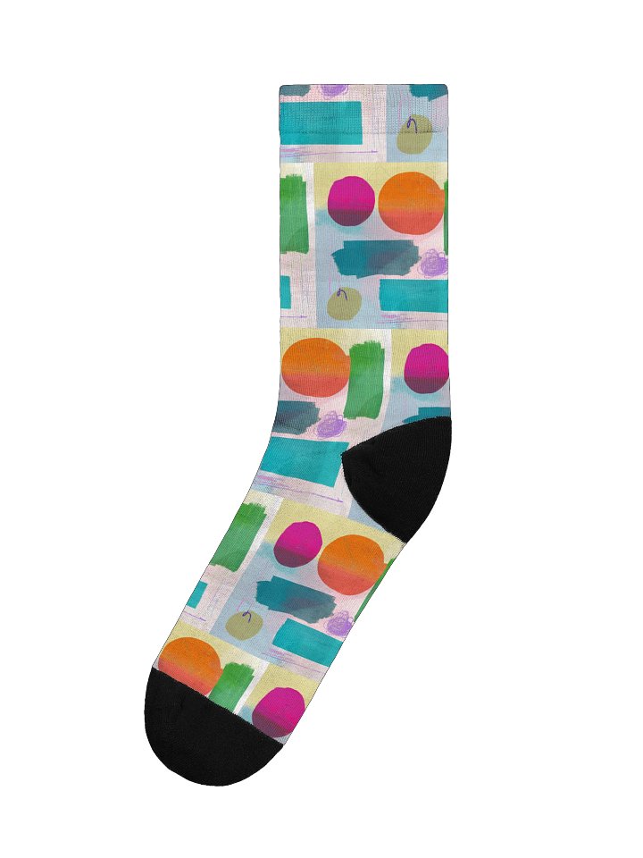 Playful Print EcoArt Crew: Premium Sustainable Socks product image (1)