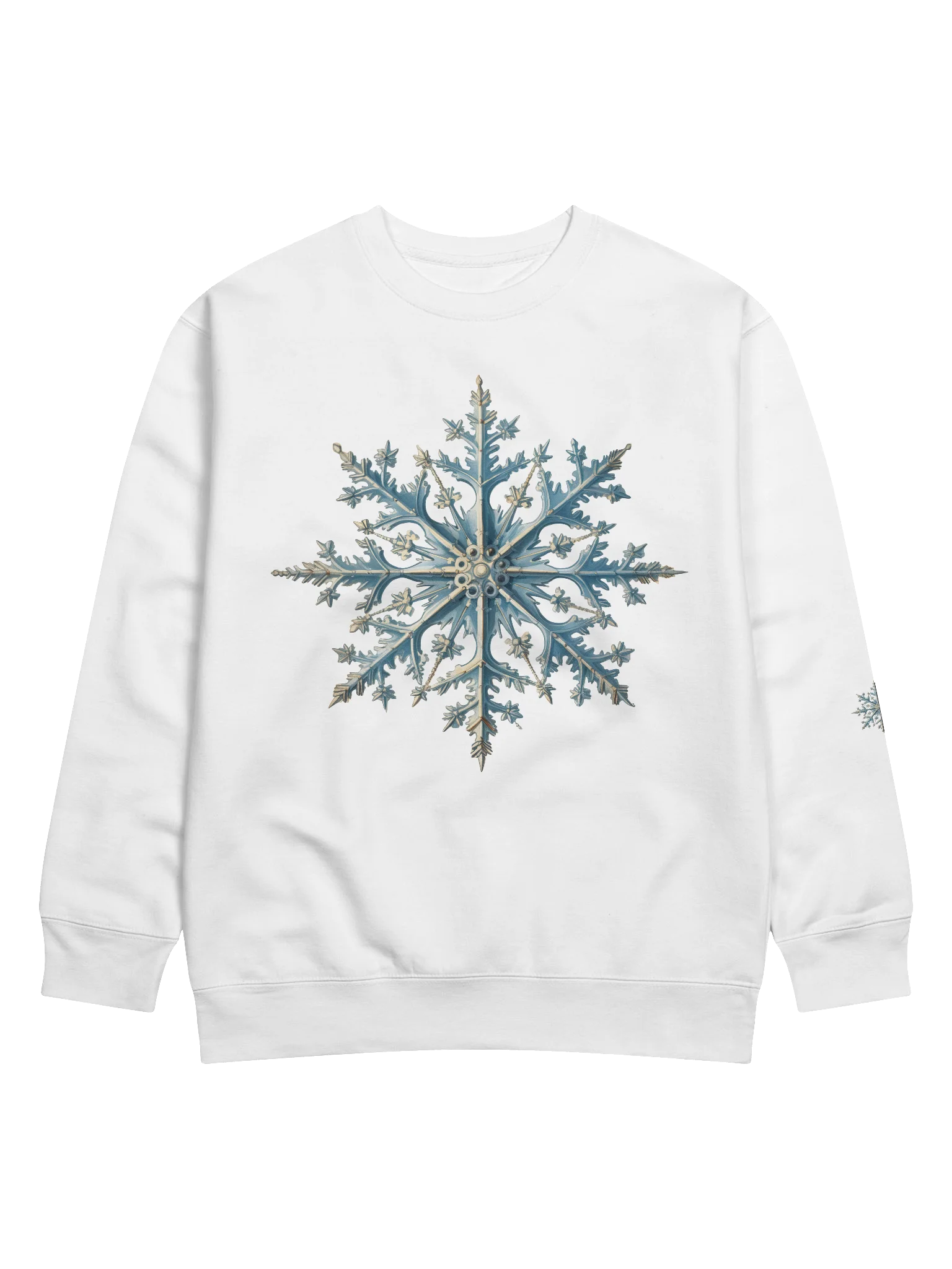 Blue Snowflake Sweatshirt product image (1)