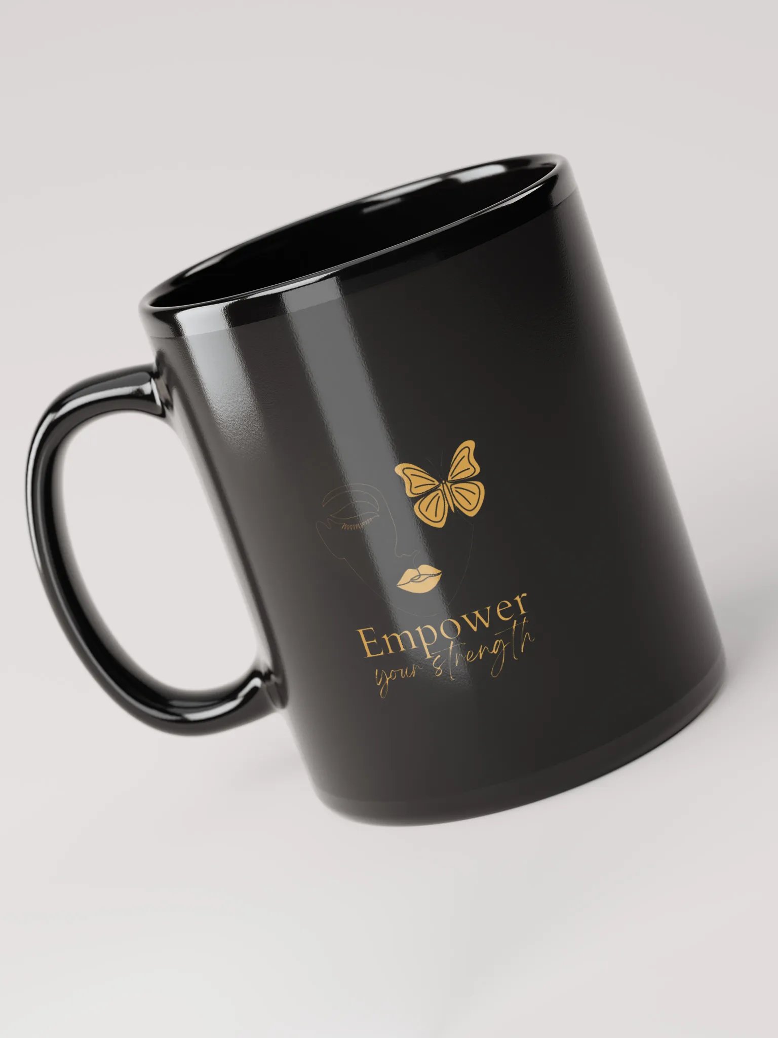 Black Glossy Mug GMFB0122 product image (3)