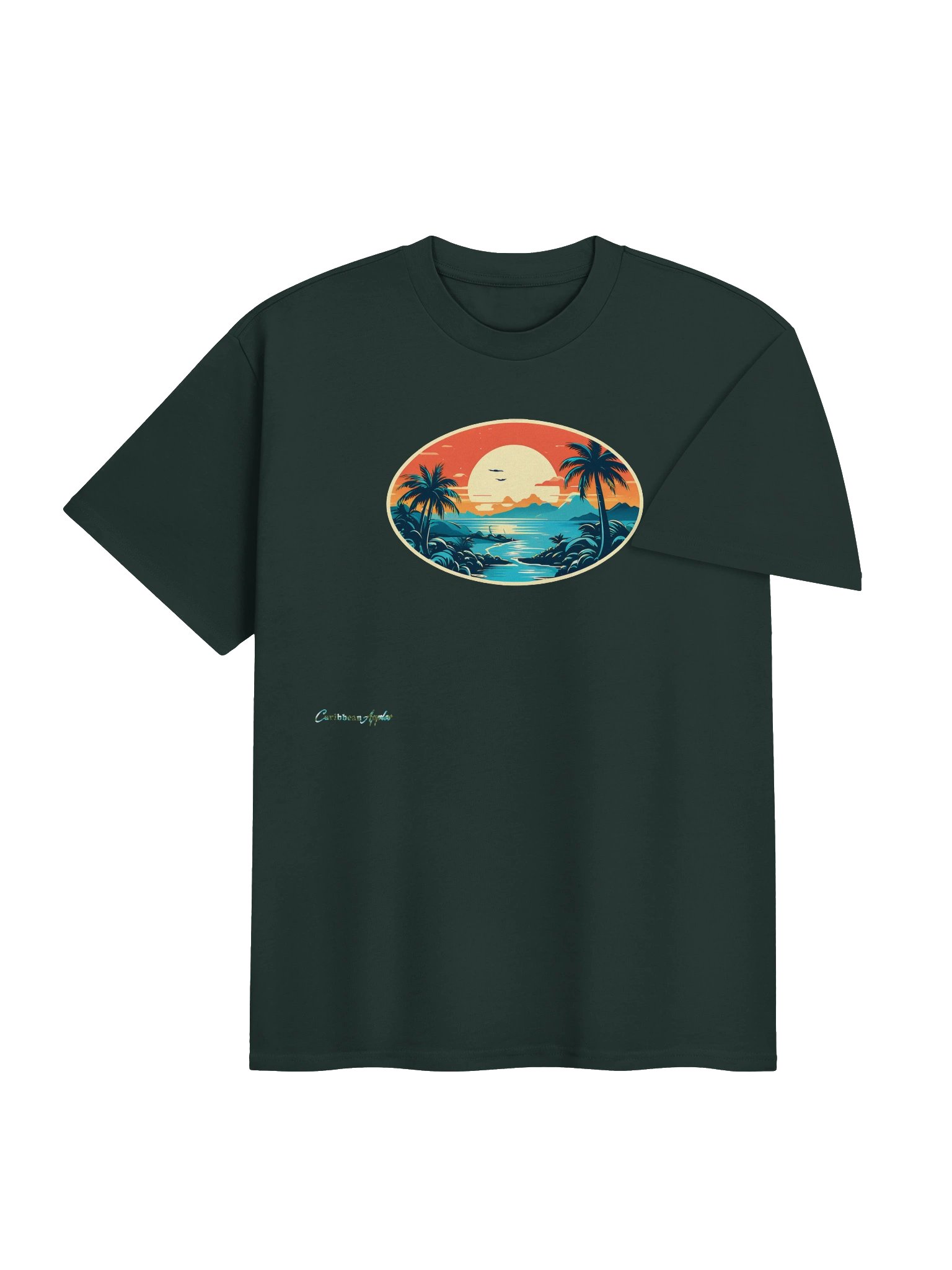 CaribbeanApples - Twilight Bays - Sunset | Heavy T-shirt | 5 Colors product image (12)