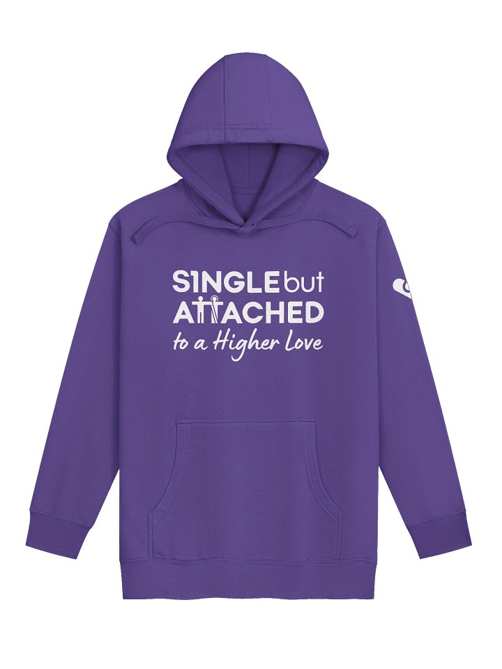 Single But Attached to a Higher Love | Unisex Premium Pullover Hoodie product image (1)